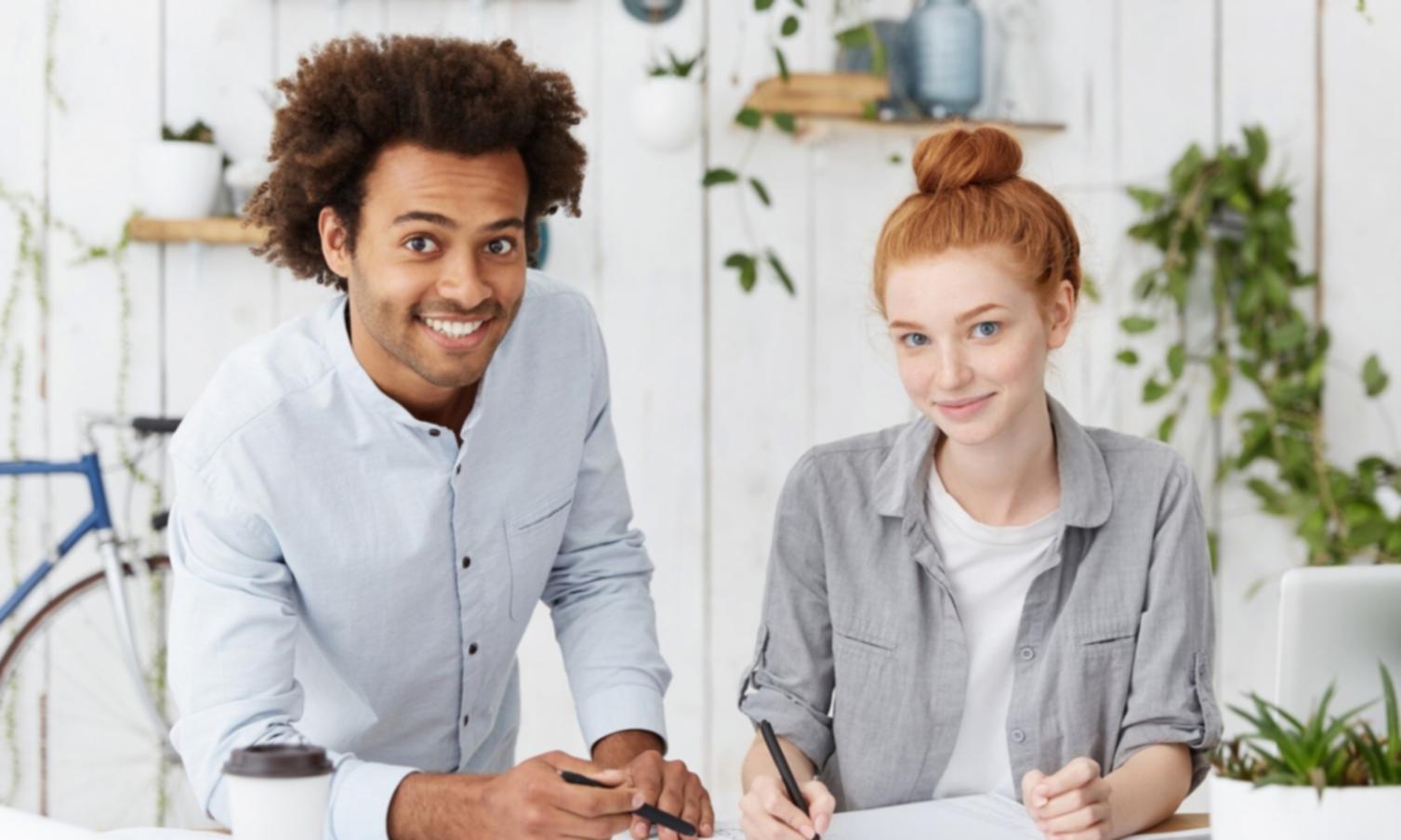 Financial planning workspace with calculator and budgeting materials